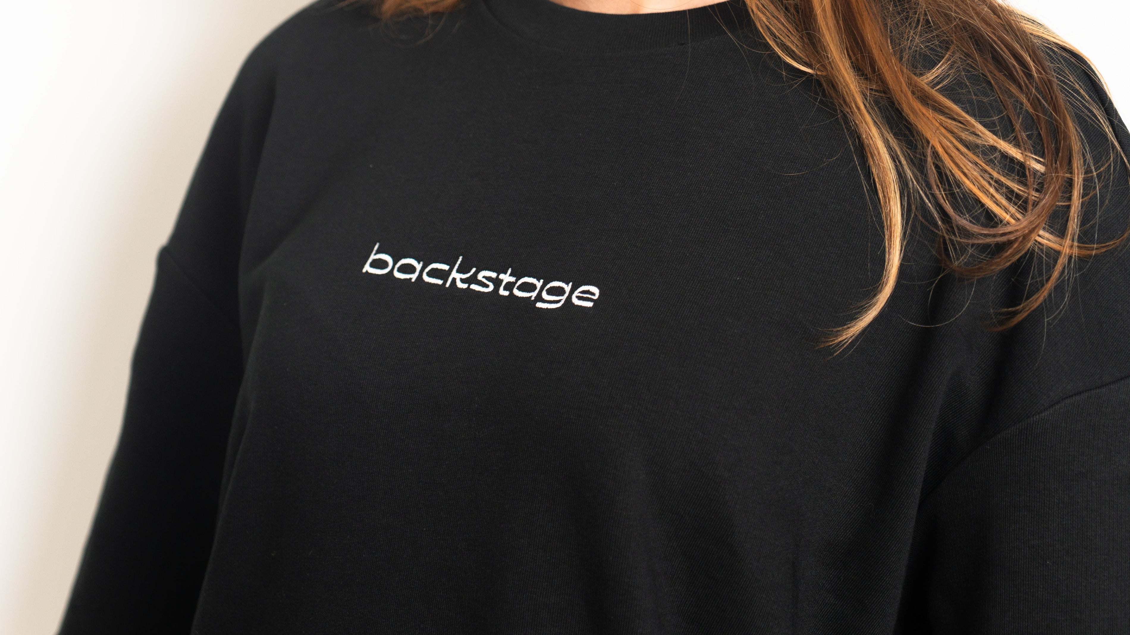 T-shirt Original noir oversize Backstage, tenue de soirée techno