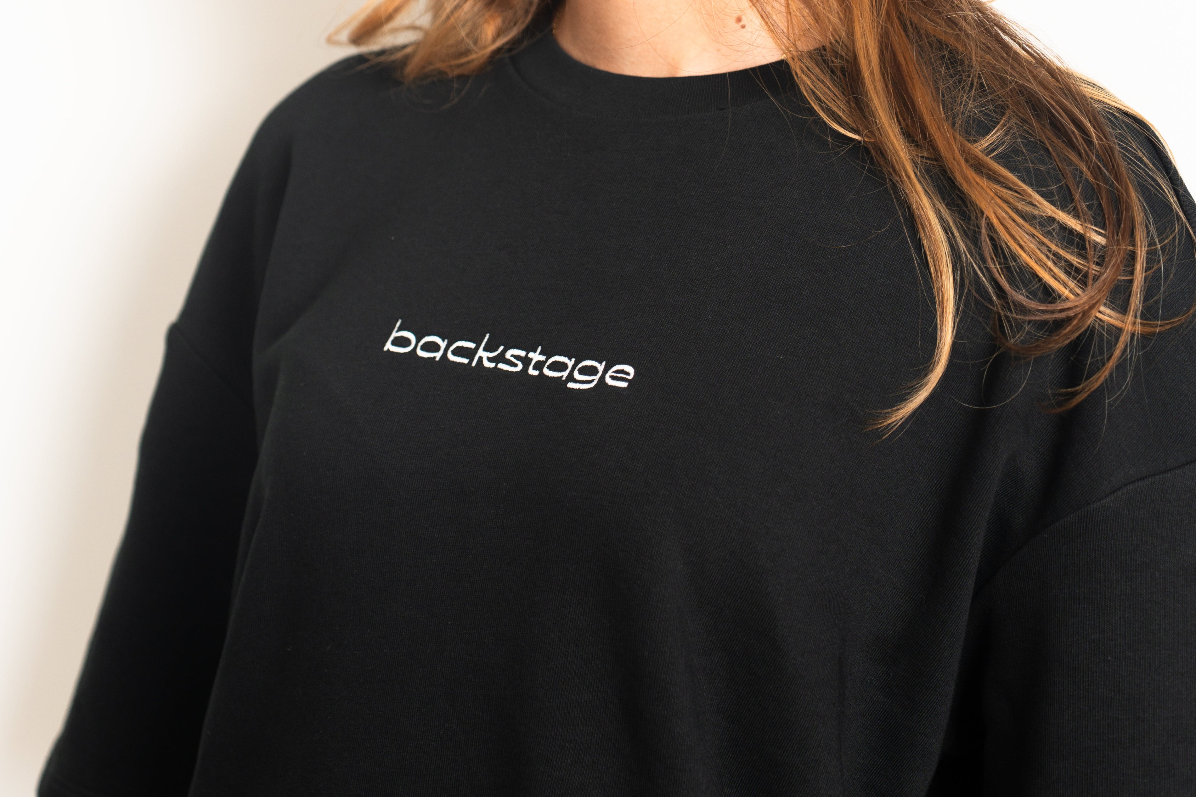 T-shirt Original noir oversize Backstage, tenue de soirée techno