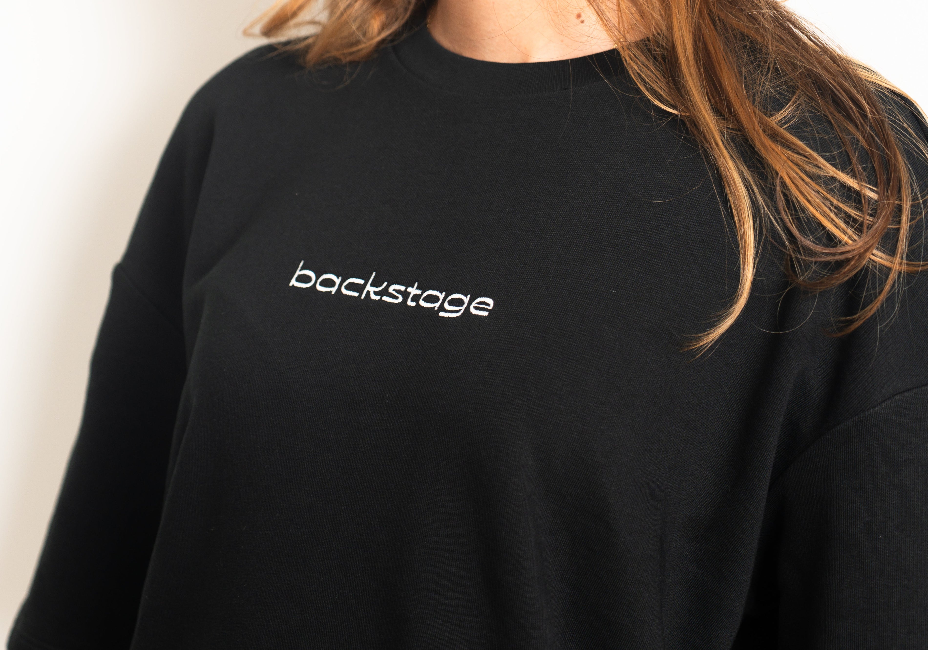 T-shirt Original noir oversize Backstage, tenue de soirée techno