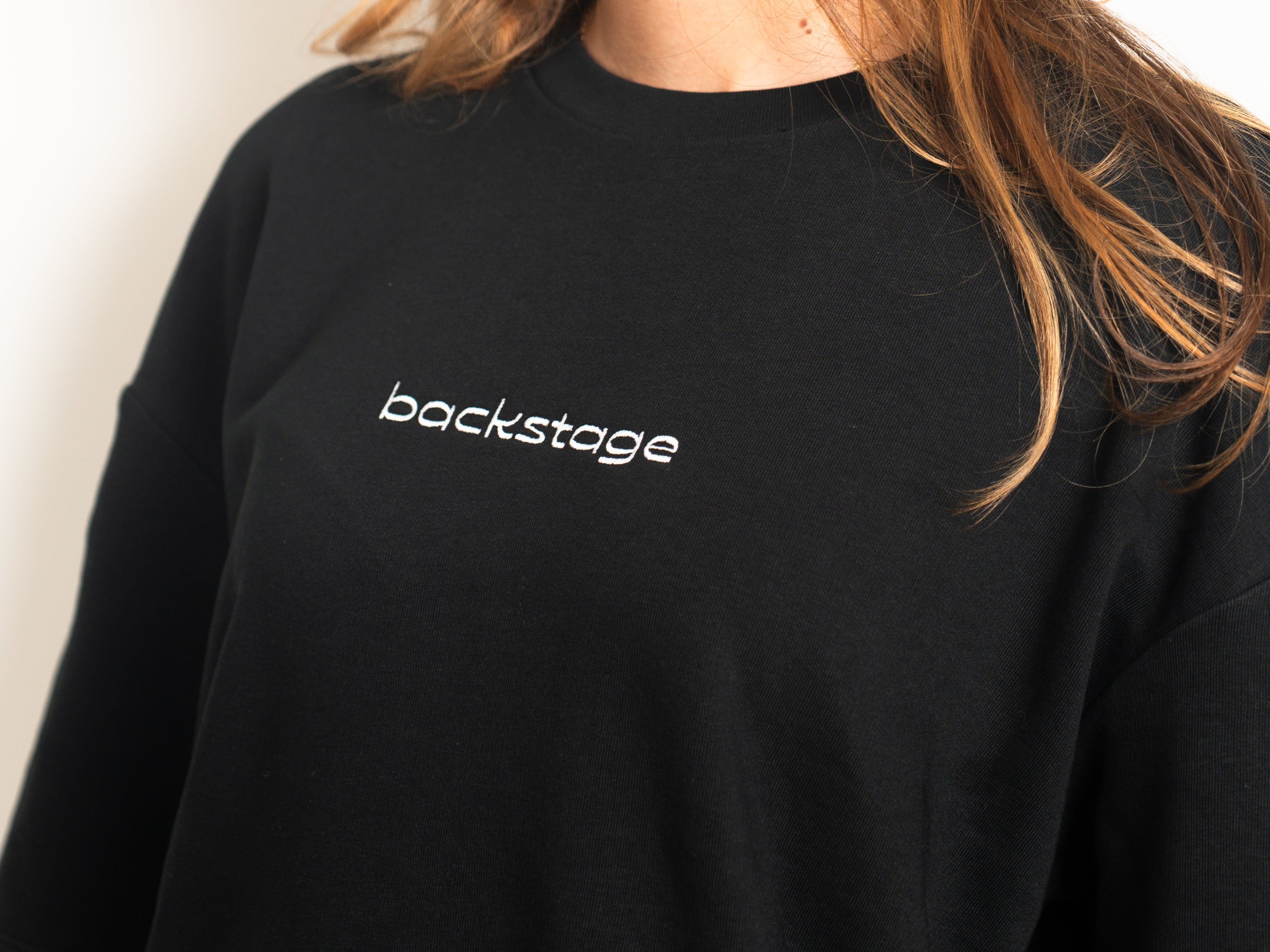 T-shirt Original noir oversize Backstage, tenue de soirée techno