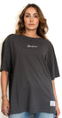 T-shirt Memories gris coton 240 g/m2, coupe oversize