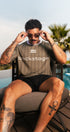 Maillot Warm Up kaki Backstage vue de face