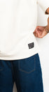 Détail du col et de la maille du t-shirt Original ivoire