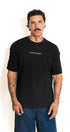 T-shirt hybride Original noir Backstage porté de dos