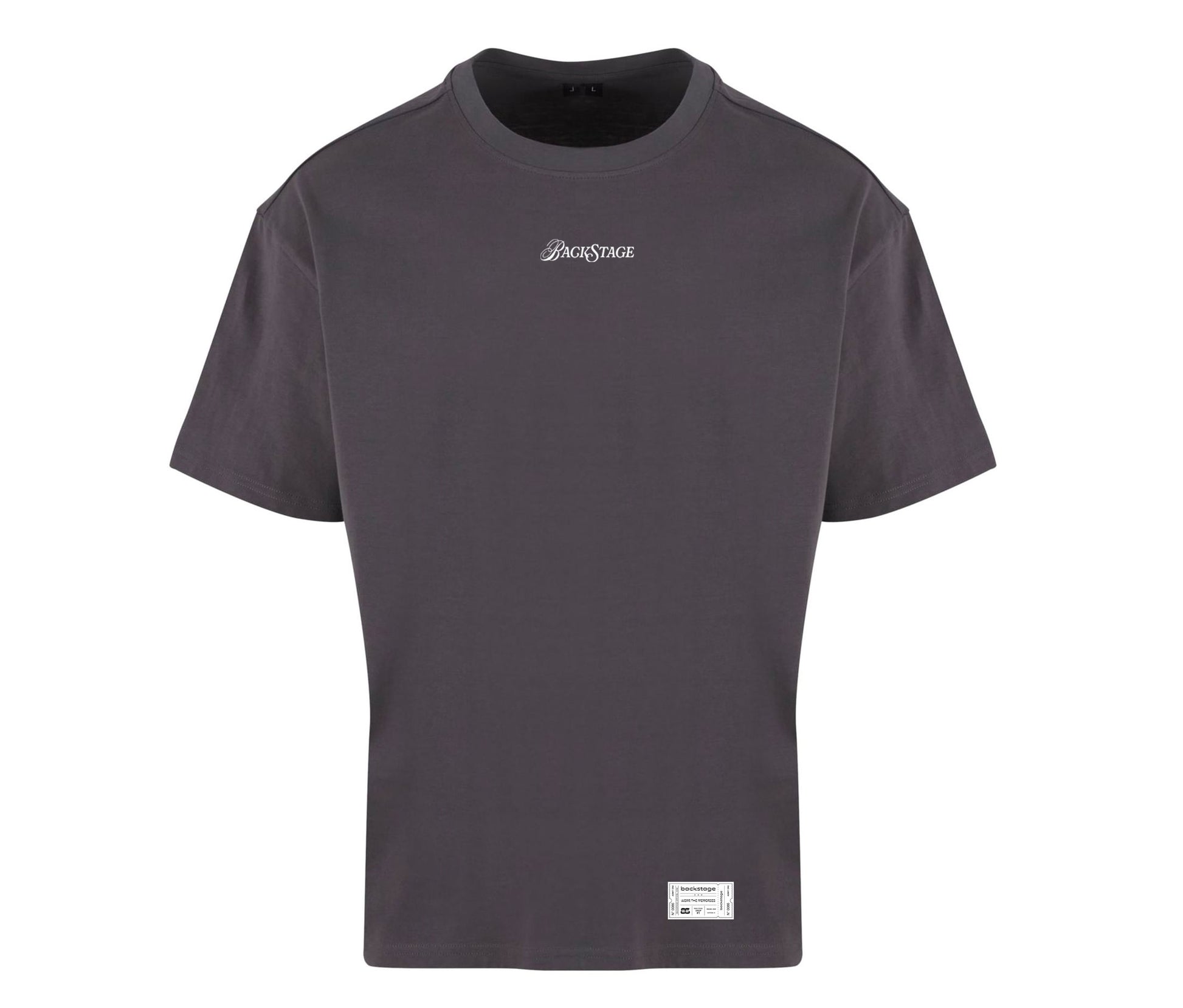 Devant du t-shirt Memories gris Backstage