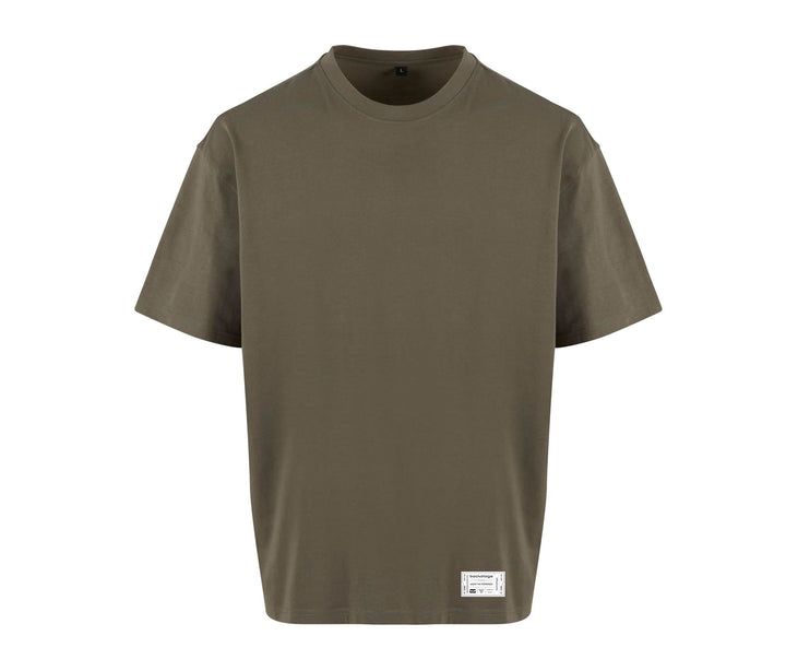 Devant du t-shirt Nothing kaki en coton 240 g/m2